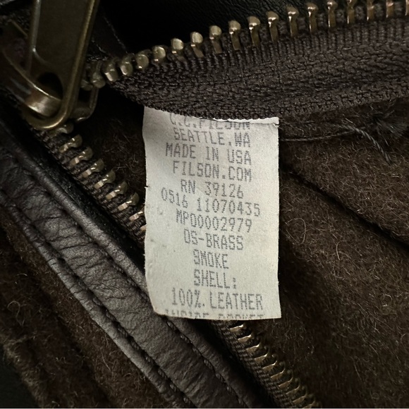 Filson Leather Backpack. - Picture 9 of 9